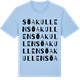 Blue Soul t-shirt med Söakullen ordlek t-shirt
