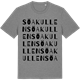 Mid Heather Gray t-shirt med Söakullen ordlek t-shirt