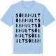 Blue Soul t-shirt med Söbbhult ordlek t-shirt