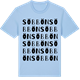 Blue Soul t-shirt med Söbbön ordlek t-shirt