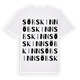 Söbskinn ordlek t-shirt