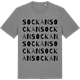 Mid Heather Gray t-shirt med Sockan ordlek t-shirt