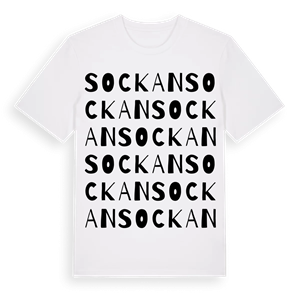 Sockan ordlek t-shirt – ekologisk bomull t-shirt från PinShirt