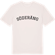 Vintage White t-shirt med Söderäng böjd t-shirt