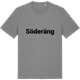 Mid Heather Gray t-shirt med Söderäng fetstil t-shirt