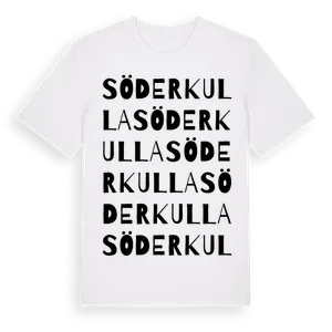 Söderkulla ordlek t-shirt – ekologisk bomull t-shirt från Pinshirt