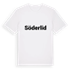 White t-shirt med Söderlid fetstil t-shirt