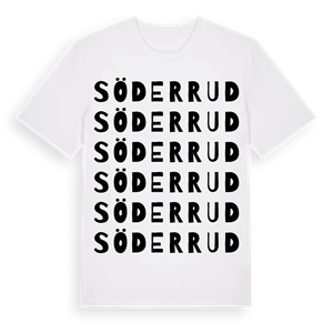 Söderrud ordlek t-shirt – ekologisk bomull t-shirt från Pinshirt