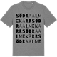 Mid Heather Gray t-shirt med Södra Almekärr ordlek t-shirt