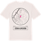 Vintage White t-shirt med Södra Almekärr t-shirt