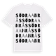 Södra Anrås ordlek t-shirt