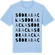 Blue Soul t-shirt med Södra Backa ordlek t-shirt