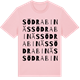 Pink Cotton t-shirt med Södra Binäs ordlek t-shirt