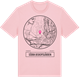 Pink Cotton t-shirt med Södra Biskopsgården t-shirt