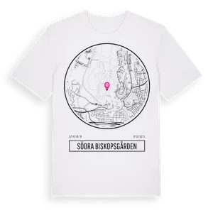 Södra Biskopsgården t-shirt – ekologisk bomull t-shirt från Pinshirt