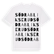 Södra Blikserud ordlek t-shirt