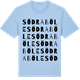 Blue Soul t-shirt med Södra Böle ordlek t-shirt