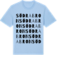 Blue Soul t-shirt med Södra Bron ordlek t-shirt