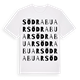 Södra Buar ordlek t-shirt