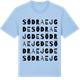 Blue Soul t-shirt med Södra Ejgde ordlek t-shirt