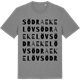 Mid Heather Gray t-shirt med Södra Ekelöv ordlek t-shirt