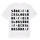 Södra Fagerskog ordlek t-shirt
