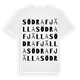 Södra Fjälla ordlek t-shirt