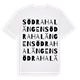 Södra Halängen ordlek t-shirt
