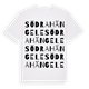 Södra Hängele ordlek t-shirt