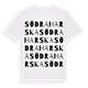 Södra Harska ordlek t-shirt