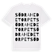 Södra Hedetorpet ordlek t-shirt