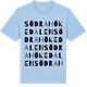 Blue Soul t-shirt med Södra Hökedalen ordlek t-shirt
