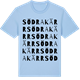 Blue Soul t-shirt med Södra Kärr ordlek t-shirt