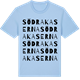 Blue Soul t-shirt med Södra Kaserna ordlek t-shirt