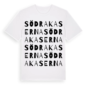 Södra Kaserna ordlek t-shirt – ekologisk bomull t-shirt från Pinshirt