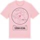 Pink Cotton t-shirt med Södra Kebal t-shirt