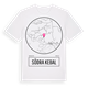White t-shirt med Södra Kebal t-shirt