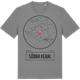 Mid Heather Gray t-shirt med Södra Kebal t-shirt