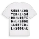 Södra Kortedala ordlek t-shirt