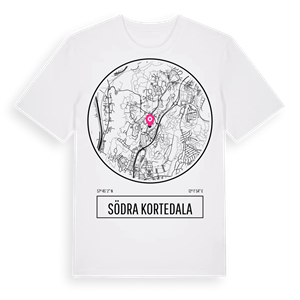 Södra Kortedala t-shirt – ekologisk bomull t-shirt från Pinshirt