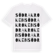 Södra Kroken ordlek t-shirt