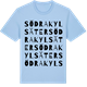Blue Soul t-shirt med Södra Kylsäter ordlek t-shirt