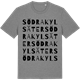 Mid Heather Gray t-shirt med Södra Kylsäter ordlek t-shirt