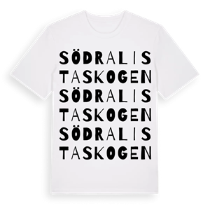Södra Listaskogen ordlek t-shirt – ekologisk bomull t-shirt från Pinshirt