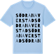Blue Soul t-shirt med Södra Naverstad ordlek t-shirt