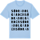 Blue Soul t-shirt med Södra Nolgården ordlek t-shirt