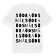 Södra Ödsmål ordlek t-shirt