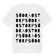 Södra Ostorp ordlek t-shirt