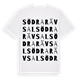 Södra Rävsal ordlek t-shirt