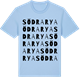 Blue Soul t-shirt med Södra Rya ordlek t-shirt